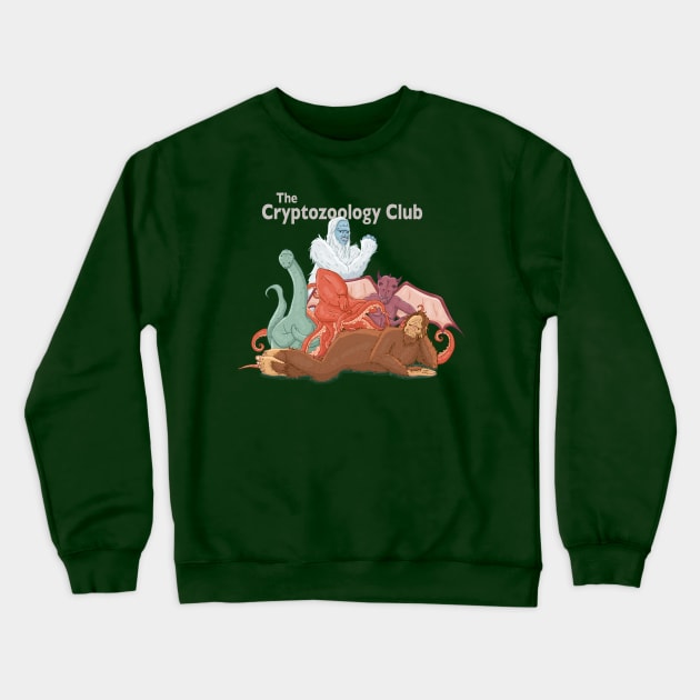 The Cryptozoology Club Crewneck Sweatshirt by TaylorRoseMakesArt